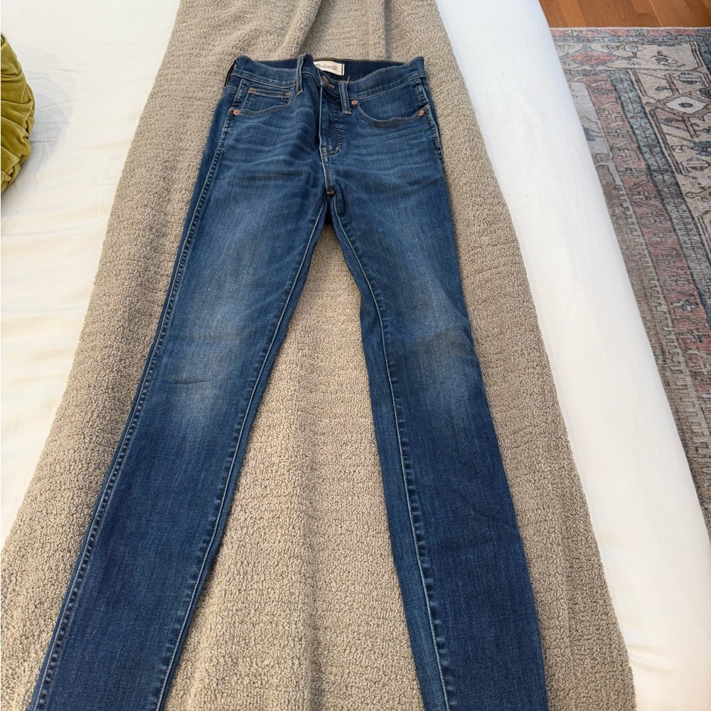 Madewell Women's Skinny Jeans in Deep Blue